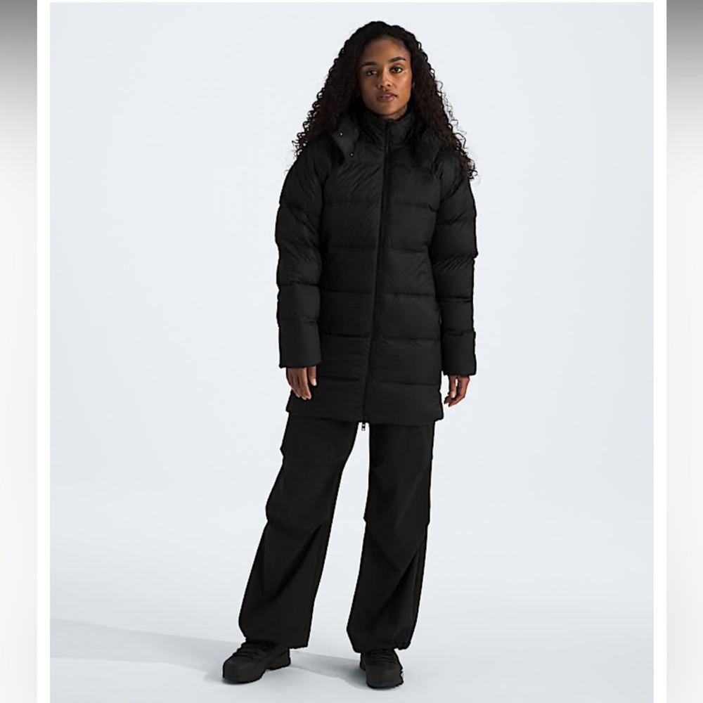 Long puffer coat
